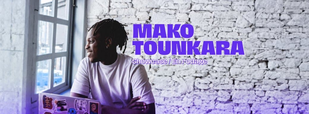 Mako Tounkara en rodage